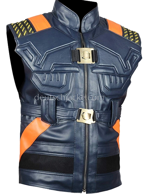 Black Panther Erik Killmonger Armor Style Costume Leather Vest