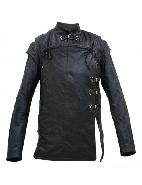 Jon Snow Black Leather Jacket