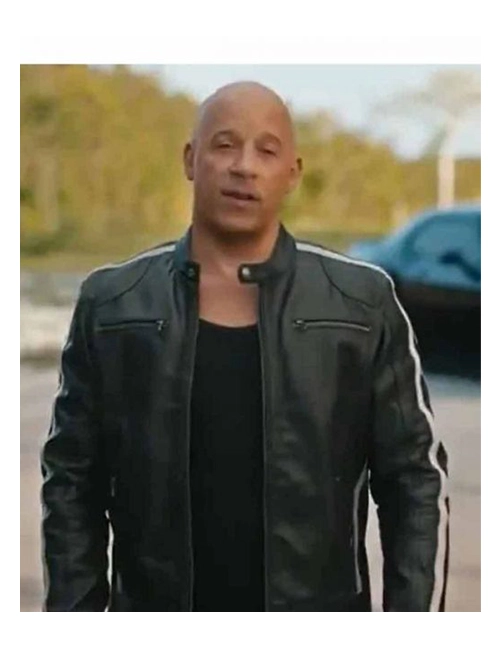 Dominic Toretto Cafe Racer Black Jacket