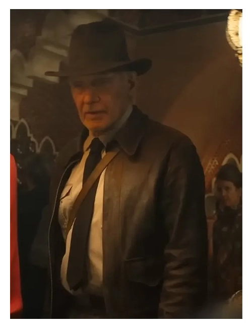 Harrison Ford Brown Leather Jacket