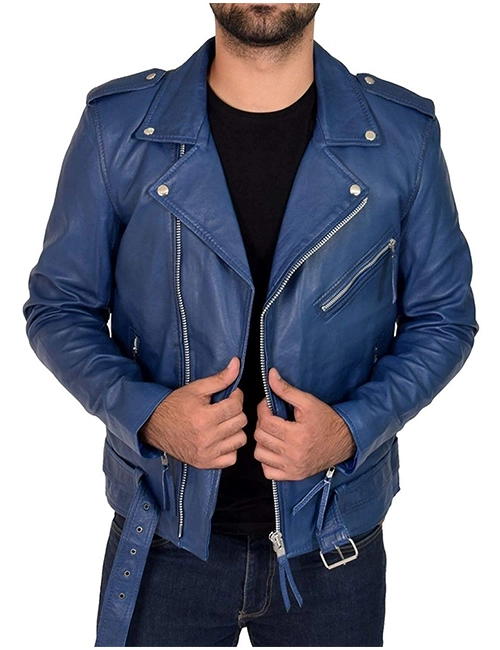 Bomber Biker Leather Jacket