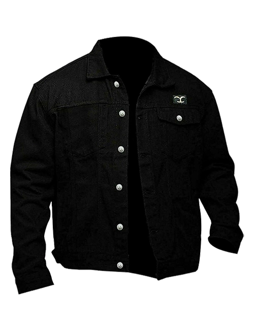 Cole Hauser Rip Wheeler Black Cotton Jacket