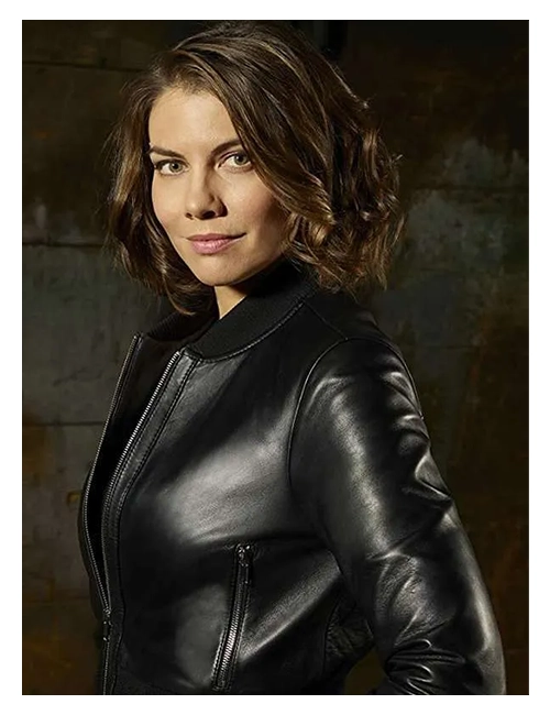 Whiskey Cavalier Black Leather Bomber Jacket