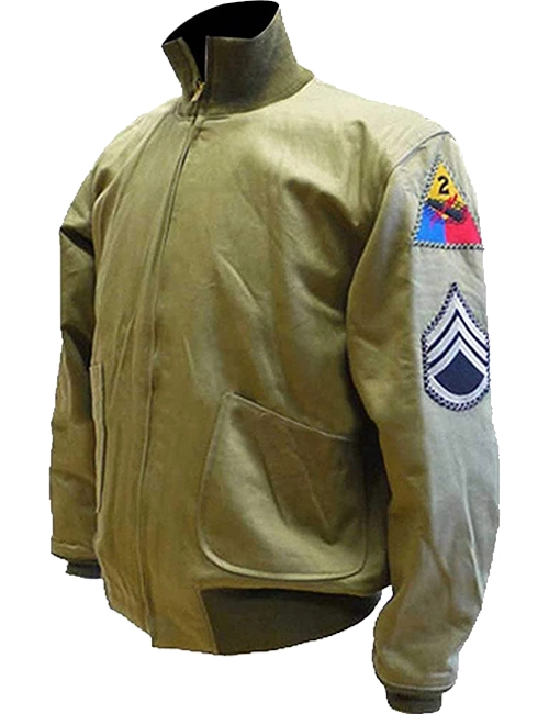 Brad Pitt Fury WW2 Bomber Jacket