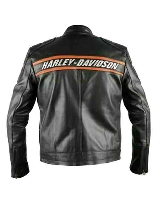 HD Moto Men's Casual Leather Jacket