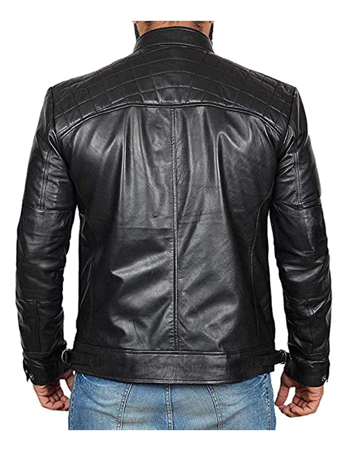 Cafe Racer Leather Jacket