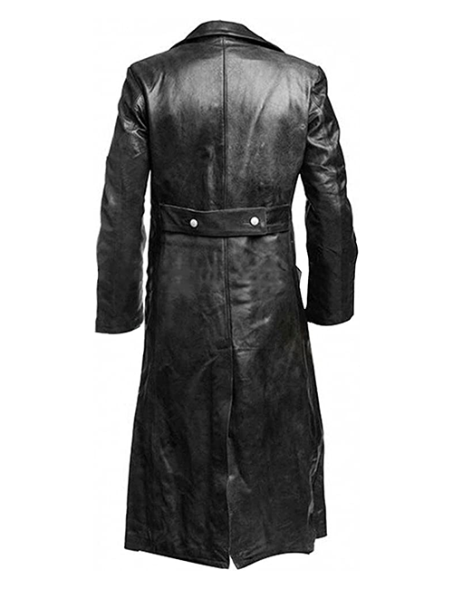 Uniform Leather Trench Coat