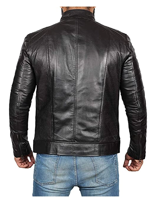 Distressed Cafe Racer Leather