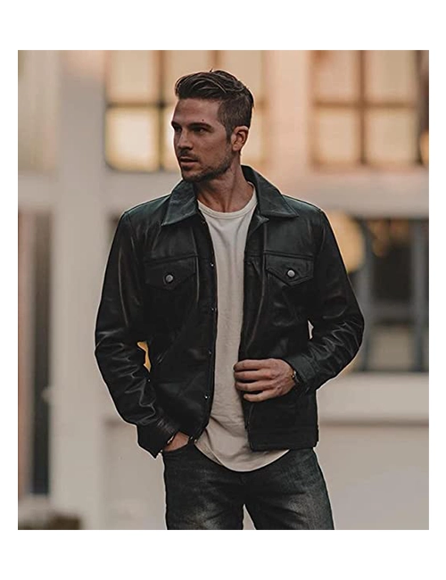 Lambskin Trucker Jacket