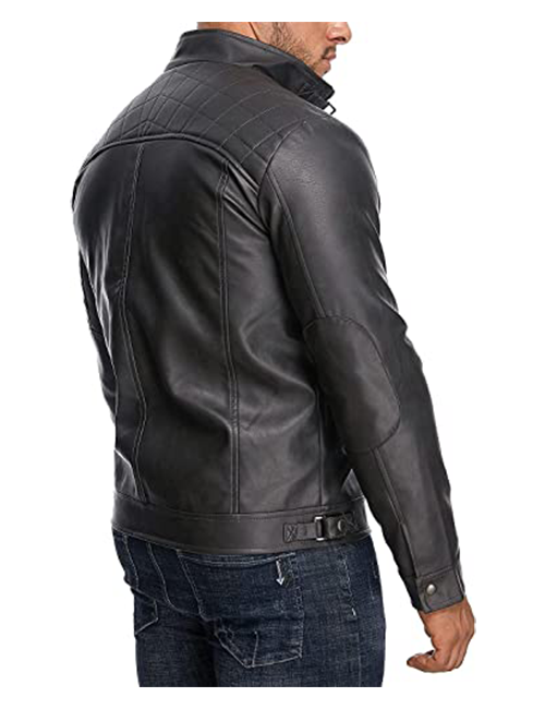 Casual Faux Leather Jacket