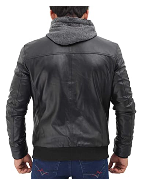 Black Bomber Jacket Men