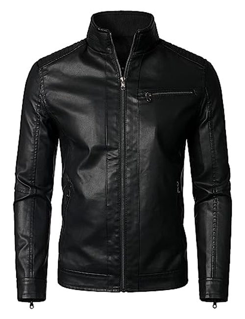 Bomber Faux Leather Jacket