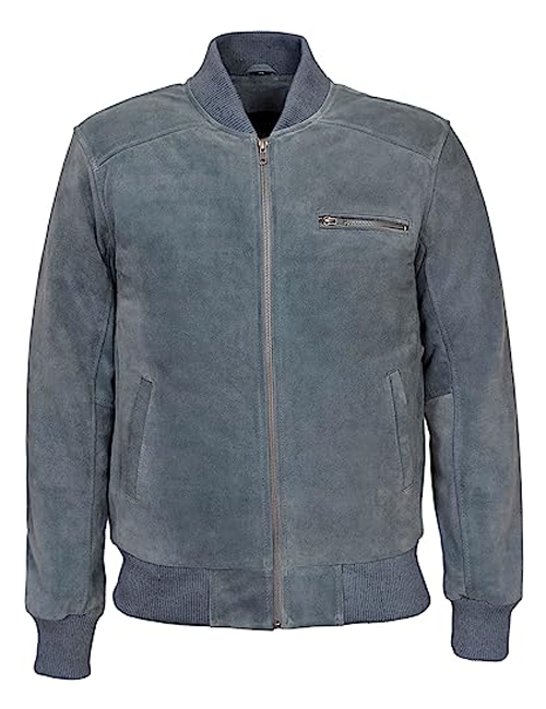 Italian Fitted Suede Leather Jacket