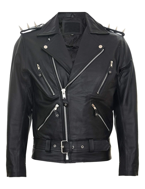 Hide Leather Brando Tasseled Jacket 