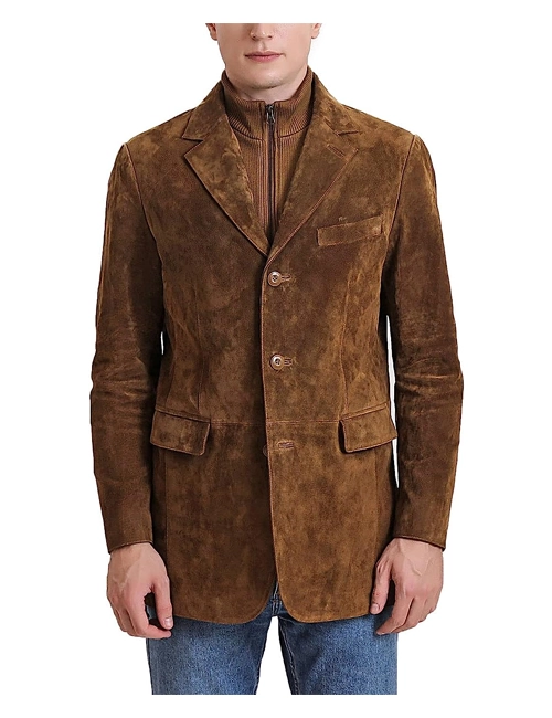 Suede Leather Sport Coat 