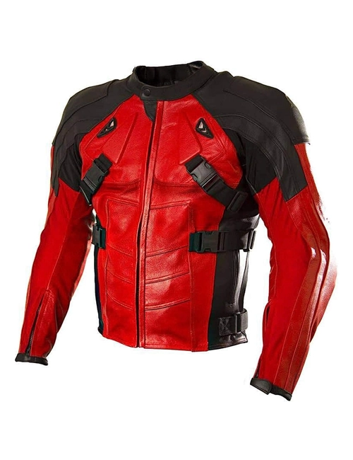 Padded Bikers Leather Jacket