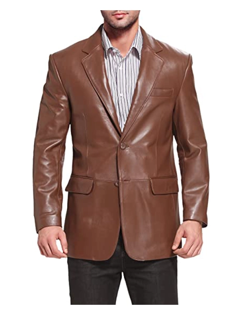 Richard Classic Leather Blazer