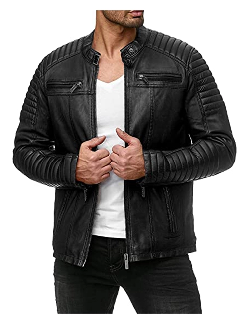 Bomber Motorcycle Biker Coat