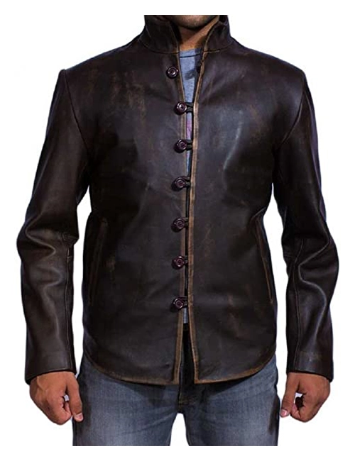 Distress Real Leather Jacket