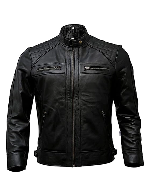 Motorcycle Trendy Leather Jacket