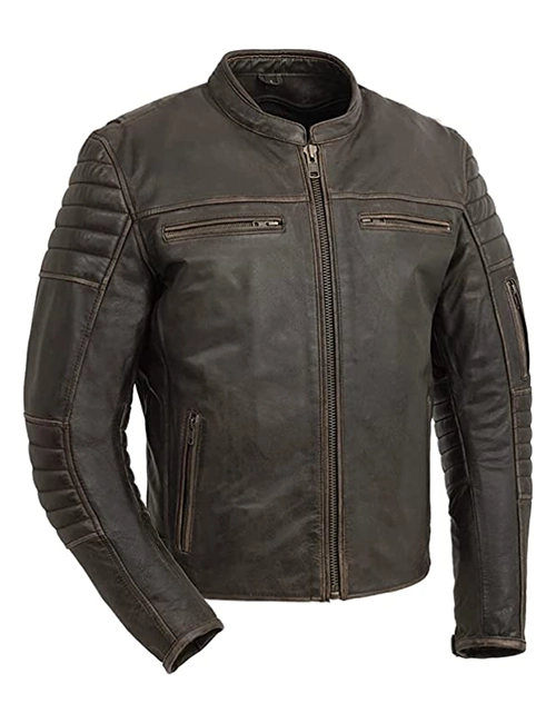 Commuter Motorcycle Leather Jacket 