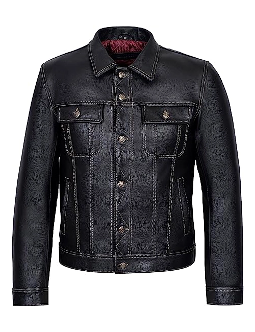 Cowhide Genuine Leather Jacket