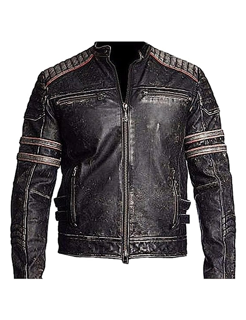 Retro Biker Leather Jacket