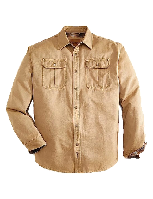 Suede Concealed Carry Shirt Jacket