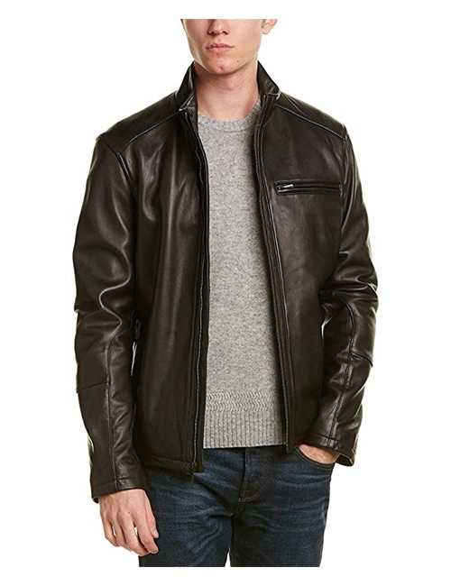 Lamb Leather Moto Jacket