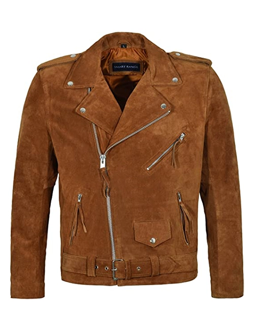 Suede Biker Leather Jacket