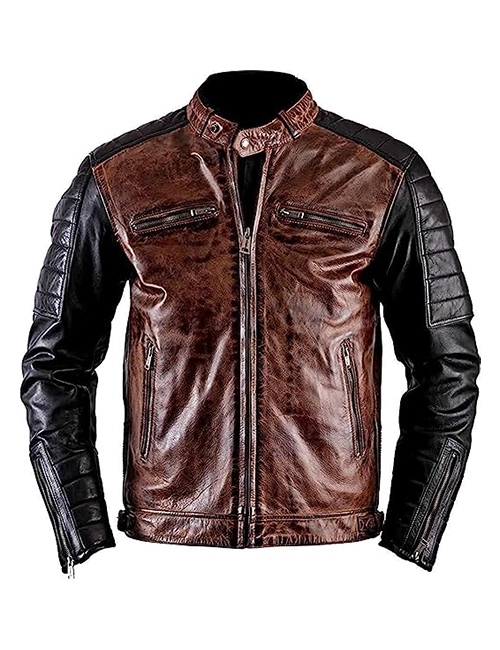 Retro Black Leather Jacket