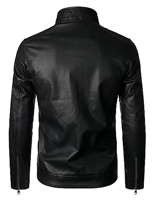 Bomber Faux Leather Jacket