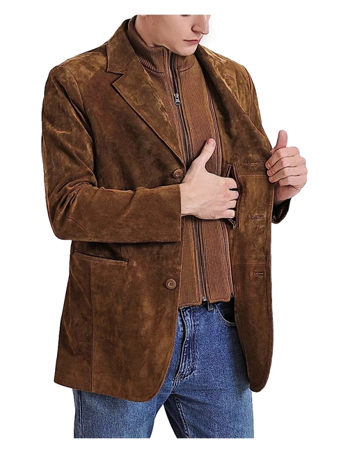 Suede Leather Sport Coat 