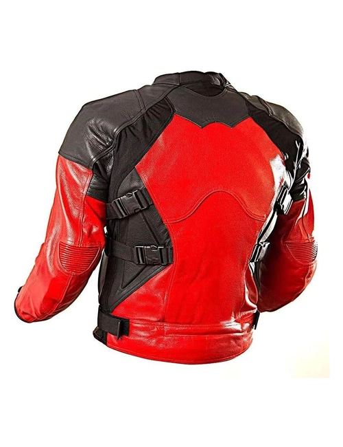 Padded Bikers Leather Jacket