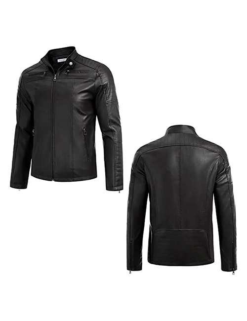 Bomber Motorcycle Biker Coat