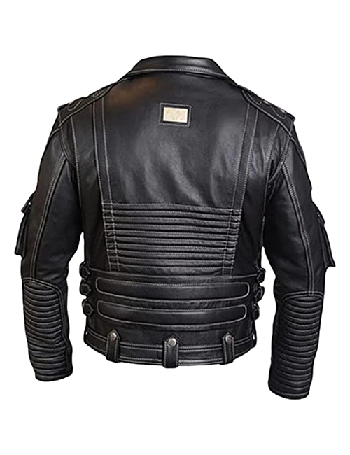 Cowhide Top Grain Biker Jacket