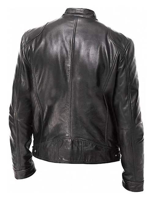 Cowhide Moto Real Leather Jacket