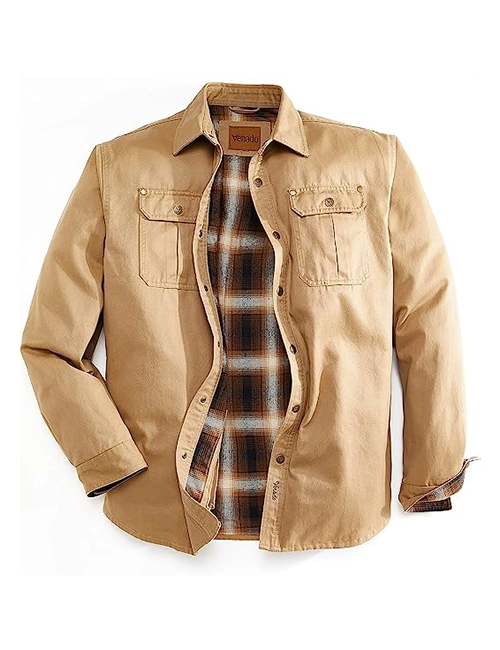 Suede Concealed Carry Shirt Jacket