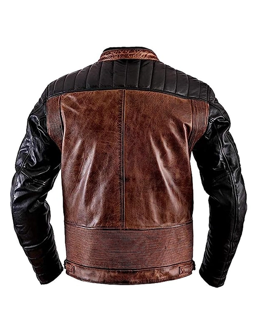 Retro Black Leather Jacket