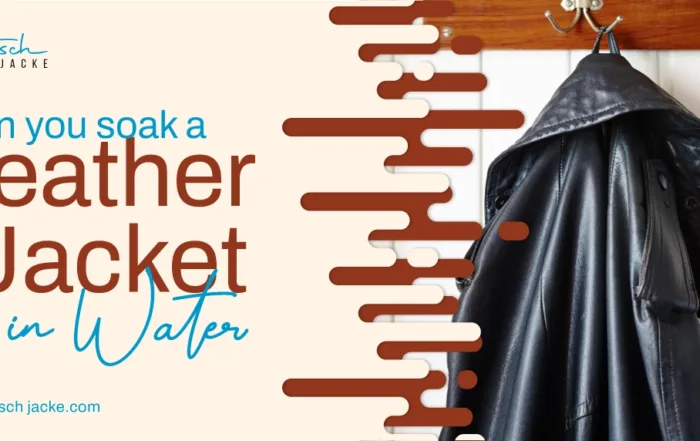 Can You Soak A Leather Jacket In Water? Deutsch Jacke