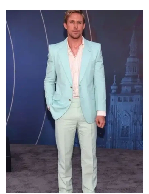 Ryan Gosling Blue Blazer