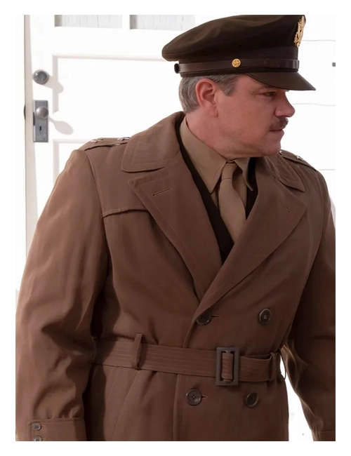 Matt Damon Brown Coat