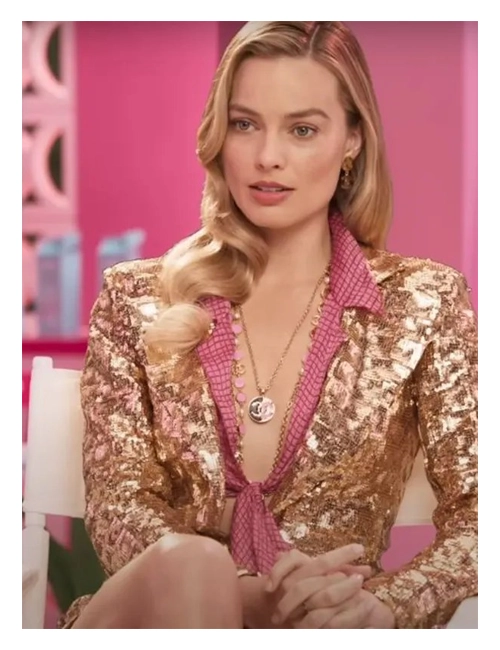 Barbie Margot Robbie Sequin Blazer