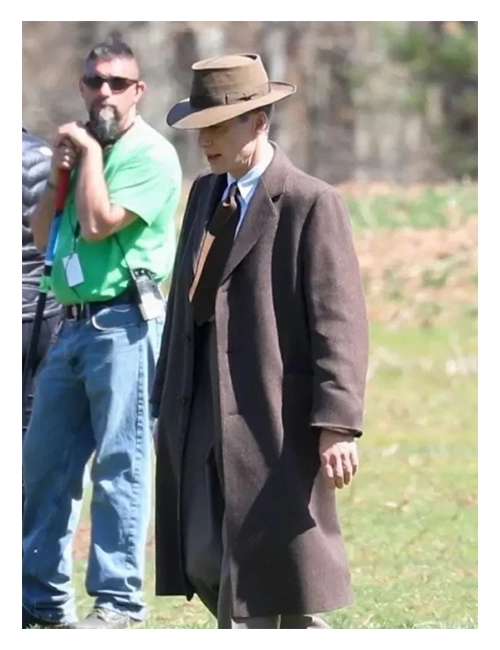 Oppenheimer 2023 Cillian Murphy Trench Coat