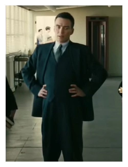 Oppenheimer 2023 Cillian Murphy Black Suit